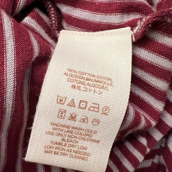 Free People Red Flutter Sleeve Wrap Blouse - Picture 6 of 10